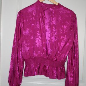 Pink open back with texture